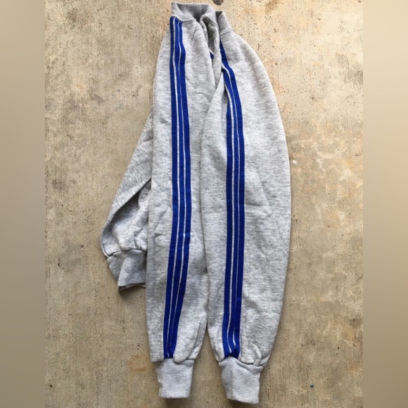 NWOT vintage 60s70s blank 3 stripe crewneck sweater raglan Small - Picture 4 of 5